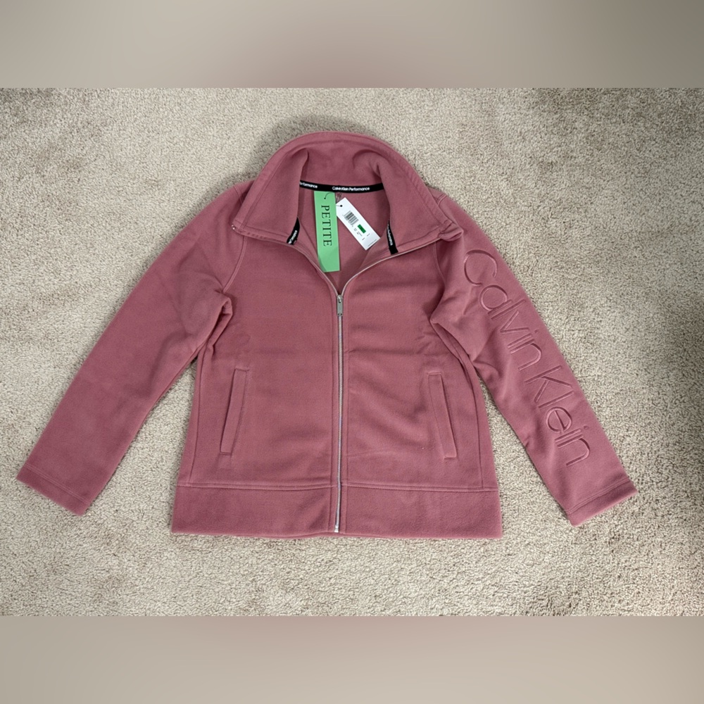 Nwt Womens Calvin Klein Performance Mauve Jacket